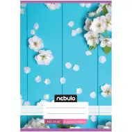 Nebulo: Caiet dictando, clasa a IV-a, alb, cu model floral, format A5, 21-32 pagini, capsat