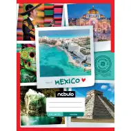 Nebulo: Caiet dictando, copertă Mexic, capsat, format A4, 81-32