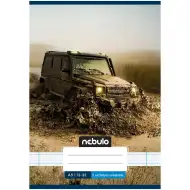 Nebulo: Caiet dictando cu spirală, clasa a 3-a, model off-road, 12-32 file, format A5