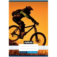 Nebulo: Caiet dictando pentru clasa a 3-a, cu model de mountain bike, format A/5, 12-32 file, capsat