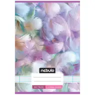 Nebulo: Caiet liniat cusut pentru clasa a 2-a, model cu puf de pană, 16-32 pagini, format A5