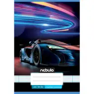 Nebulo: Caiet liniat pentru clasa a 2-a, format A5, 16-32 pagini, model cu mașini.