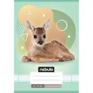 Nebulo: Caiet liniat pentru clasa a 3-a, format A5, 12-32, cu animale - cu căprioară