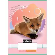 Nebulo: Caiet liniat pentru clasa a 3-a, format A5, 12-32, cu animale - cu vulpe