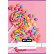 Nebulo: Caiet liniat pentru clasa a 3-a, format A5, 12-32, modele drăguțe - Bomboane