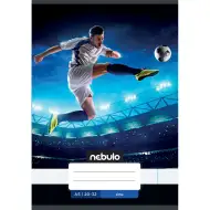 Nebulo: Caiet simplu capsat A5, 20-32 pagini, model cool - Fotbalist