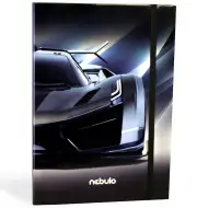 Nebulo: Cutie pentru caiete, format A4, cu mașini sport