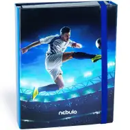 Nebulo: Cutie pentru caiete, format A5, cu design fotbal bombă