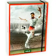 Nebulo: Cutie pentru caiete, format A5, cu model de fotbal Oxi