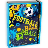 Nebulo: Cutie pentru caiete, mărime A/5, cu model de fotbal