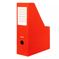 Nebulo: Dosar din carton pliabil pentru arhivare, 80 mm, roșu
