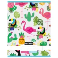 Nebulo: Flamingo și Tucan caiet simplu A4 80-32