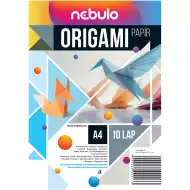 Nebulo: Foi de origami format A4, set de 10 bucăți, 80g