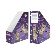 Nebulo: Husă pliabilă din hârtie pentru documente, cu model Astrocat
