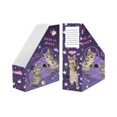 Nebulo: Husă pliabilă din hârtie pentru documente, cu model Astrocat