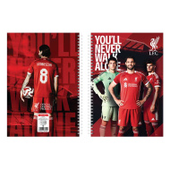 Nebulo: Liverpool caiet spiralat cu pătrățele, 70 de foi, A4, 1 buc.