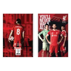 Nebulo: Liverpool caiet spiralat cu pătrățele, 70 de foi, A4, 1 buc.