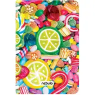 Nebulo: Mapă cu elastic format A4 Bomboane