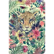 Nebulo: Mapă din carton cu elastic, format A4, model Leopard