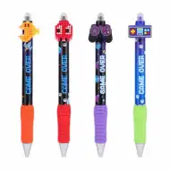 Nebulo: Pix cu gel Pixel Gamer radierabil cu buton, diverse modele, 1 bucată