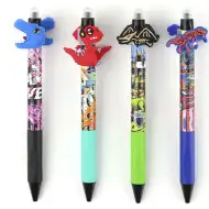 Nebulo: Pix cu gel cu buton, ștergător dinozaur furios, radieră, disponibil în mai multe variante, 1 buc.