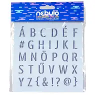 Nebulo: Șablon din plastic pentru litere