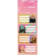 Nebulo: Set de 12 etichete pentru caiete cu animale drăguțe