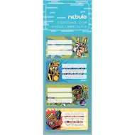 Nebulo: Set de 12 etichete pentru caiete cu model „Gamer”