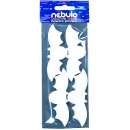 Nebulo: Set de 4 decorațiuni din polistiren în formă de liliac