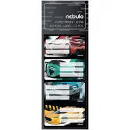 Nebulo: Set de etichete pentru caiete cu mașini sport, 12 bucăți