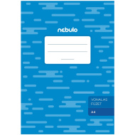 Nebulo: caiet spiralat, liniat, A4