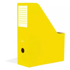 Nebulo: clemă pliabilă pentru documente, 80 mm, din carton, galbenă