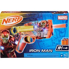 Nerf: Marvel Omul de Fier - armă care trage proiectile din spumă - Hasbro