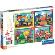 Noli ocupat 4în1 Supercolor puzzle - Clementoni