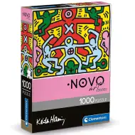 Novo Art: Keith Haring - Pictură fără titlu puzzle de 1000 de piese - Clementoni