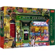 Ora ceaiului: Paradisul animalelor de companie, puzzle premium de 1000 de piese - Trefl