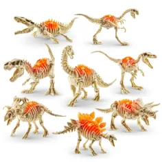 Ou surpriză mini fosilă de dinozaur Robo Alive, mai multe variante, 1 buc. imaginea 3
