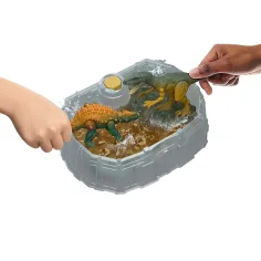Pachet Jurassic World: Dino Reveal Battle cu 2 dinozauri – Mattel imaginea 2
