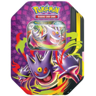 Pachet colecționabil de cărți Pokémon TCG: Mega Moonlit Tin, în două variante, 1 bucată