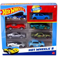 Pachet de 8 mașinuțe Hot Wheels - Mattel imaginea 2