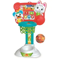 Panou de baschet interactiv cu minge moale - Clementoni baby imaginea 2