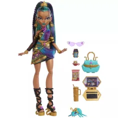Păpușă Monster High Nefera De Nile cu accesorii - Mattel imaginea 2