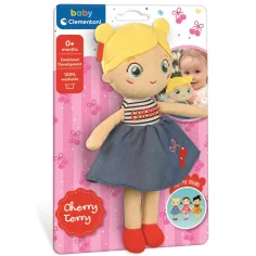 Păpușă moale din pluș Cherry Terry - Clementoni Baby