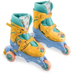 Patine ajustabile pe rotile Disney+Stitch, cu una sau două rânduri, mărimea 29-32 - Mondo Toys imaginea 2