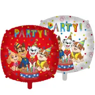 Patrula Cățelușilor: Balon folie pătrat cu două fețe 46cm