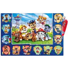Patrula Cățelușilor puzzle interactiv pentru podea, 24 de piese - Clementoni imaginea 3