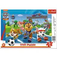 Patrula cățelușilor: Aventură sportivă puzzle cu ramă, 15 piese - Trefl