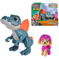 Patrula cățelușilor: Filmul cu dinozauri la cinema — Prieteni urlători cu figurina Skye - Spin Master