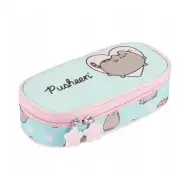 Penar oval albastru Pusheen 23x9,5x6cm