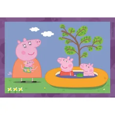 Peppa Pig 4 în 1 Supercolor puzzle - Clementoni imaginea 5
